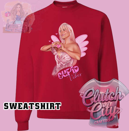 KG Cupid Vibes Red Sweatshirt Clearance RTS