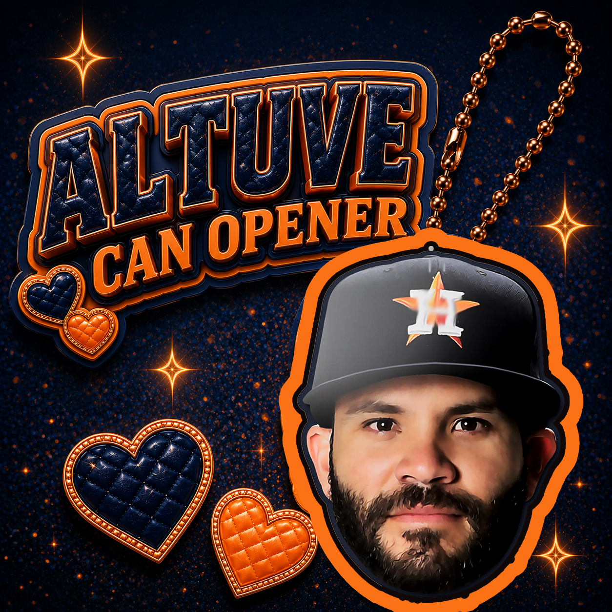 Altuve Can Opener Keychain