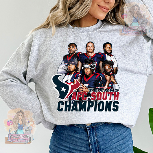 Texans AFC South Champions Ash Sweater