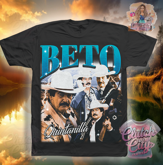Beto Quintanilla Black Tee HeavyWeight