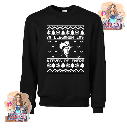 Chalino- TREE- (no guns) BLACK sweater