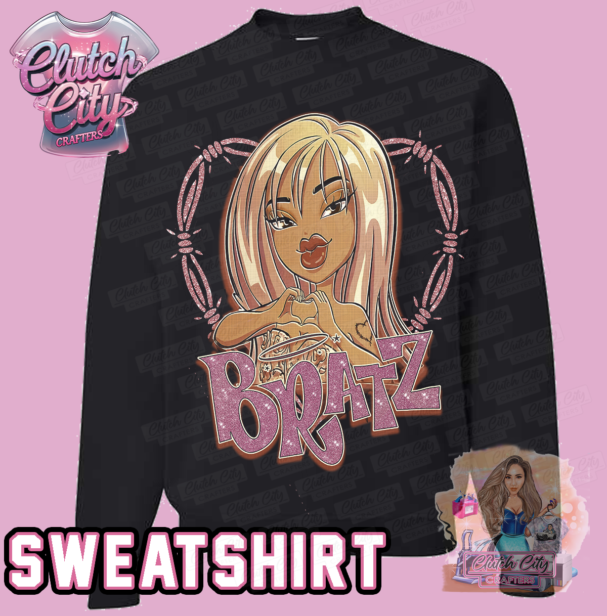 KG Doll Black Sweatshirt clearance RTS