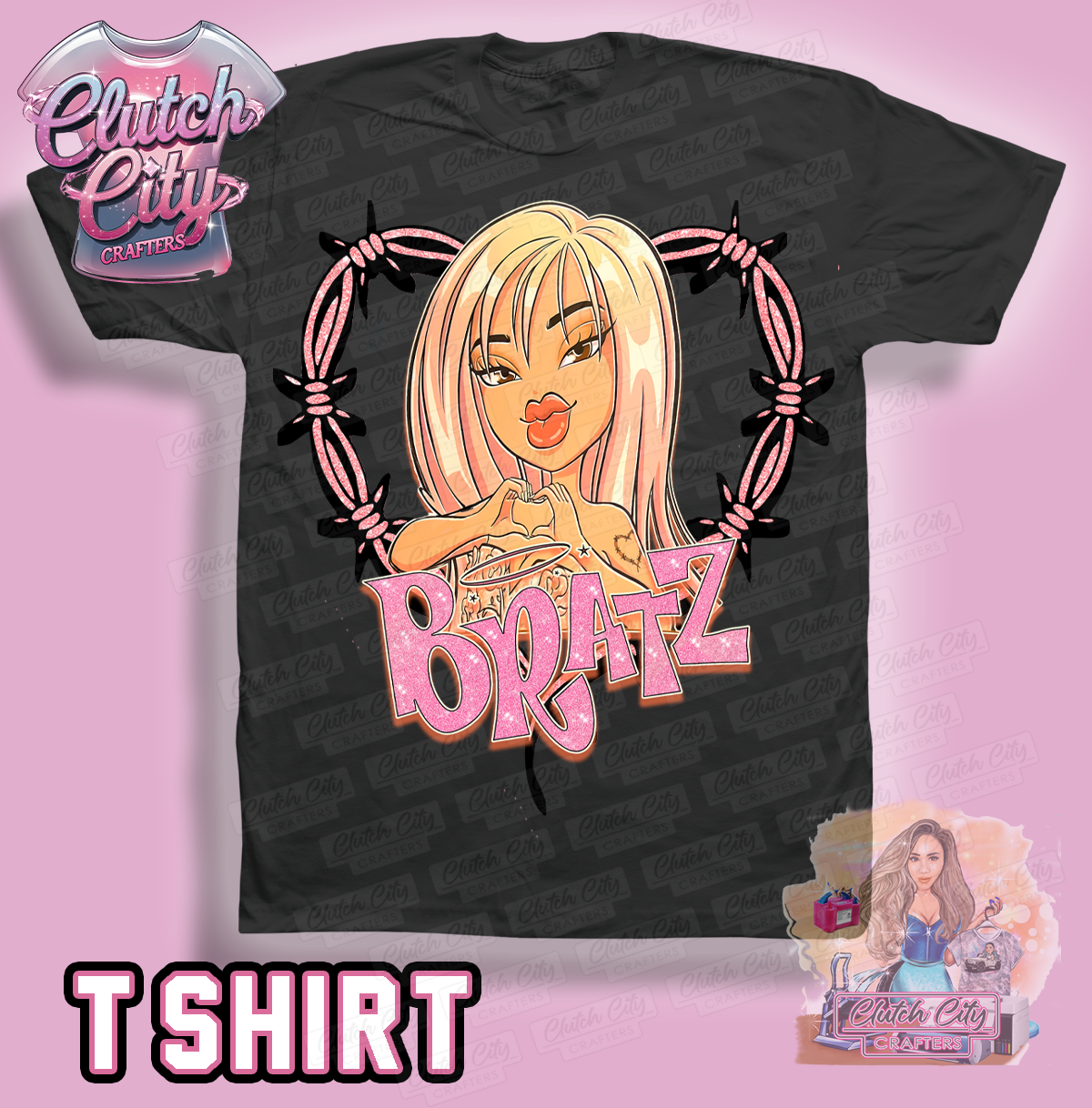 KarolG Doll Black Tee Clearance