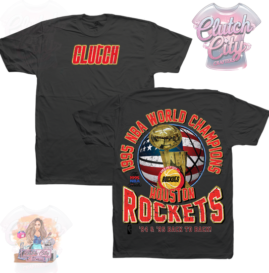 Rockets Championship  Black Tee