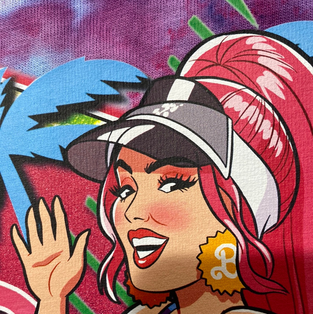 Barbie KG on Blades Ice Tie Dye Tee