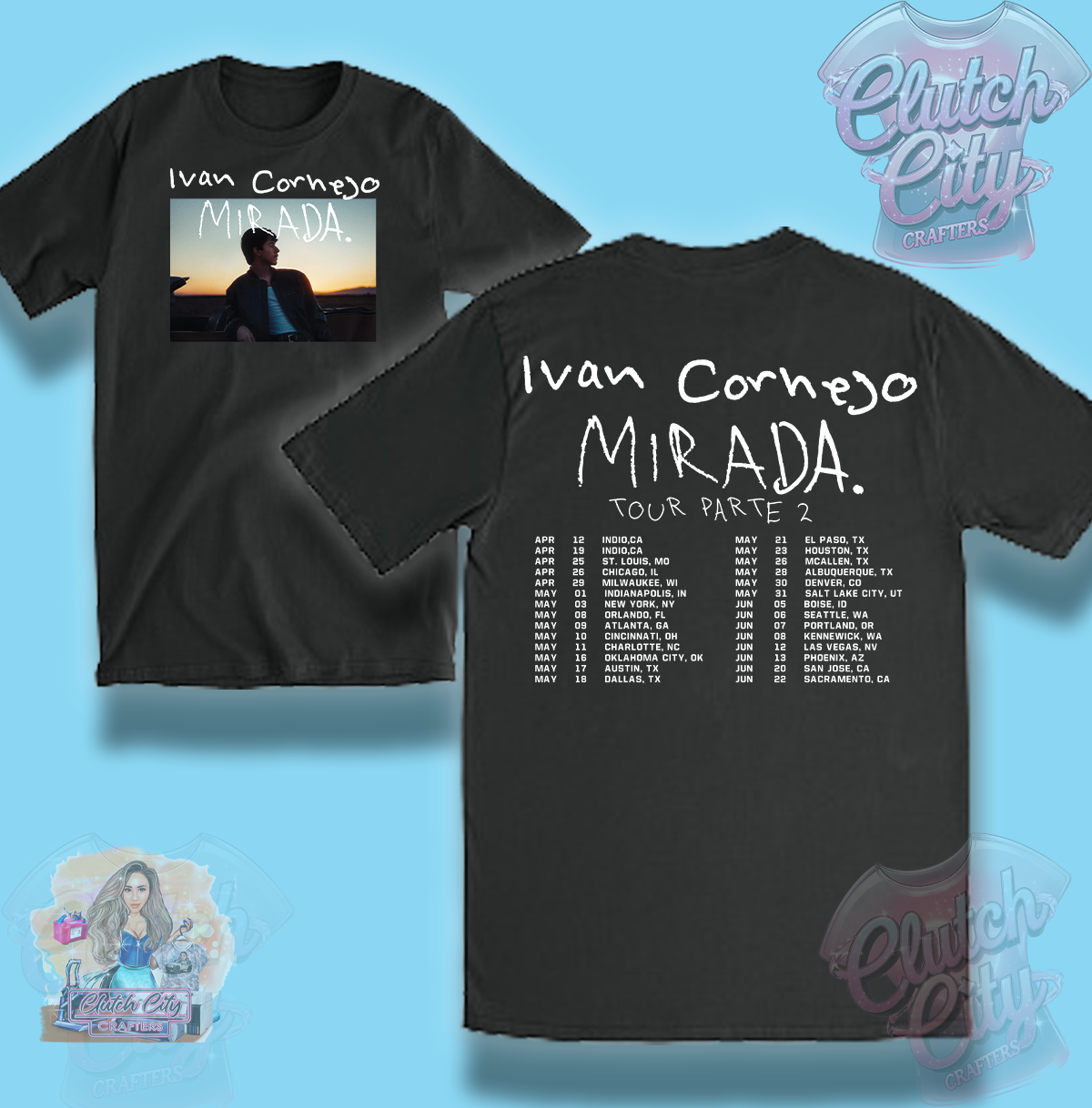 Ivan Cornejo Mirada Parte 2 Black tee