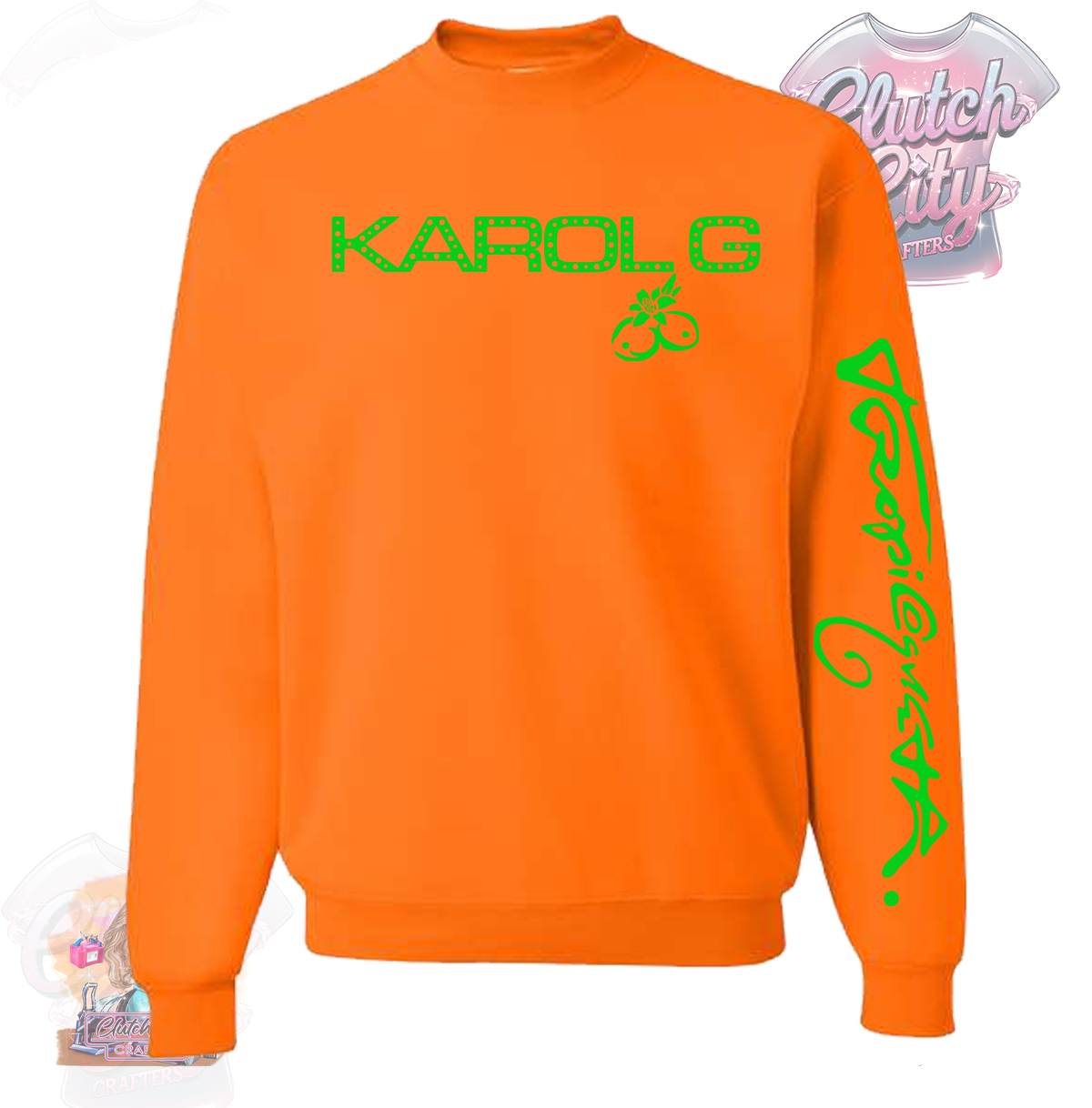 Tropicoqueta Orange Sweatshirt