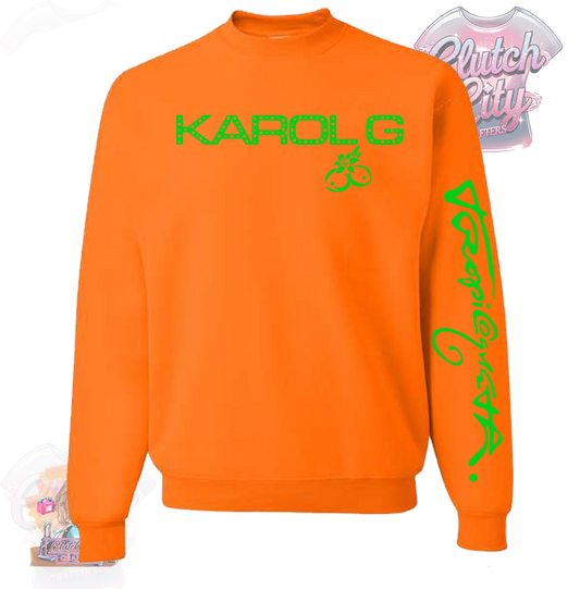 Tropicoqueta Orange Sweatshirt