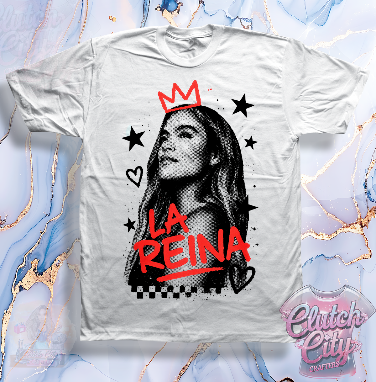 Latina Foreva White Tee #2 La Reina