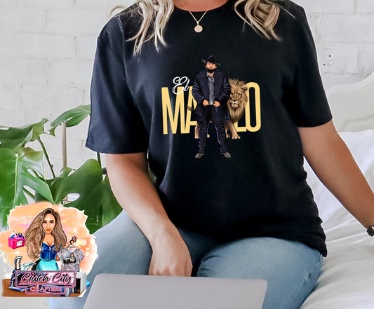 Carin Leon EL MALO BLACK TEE