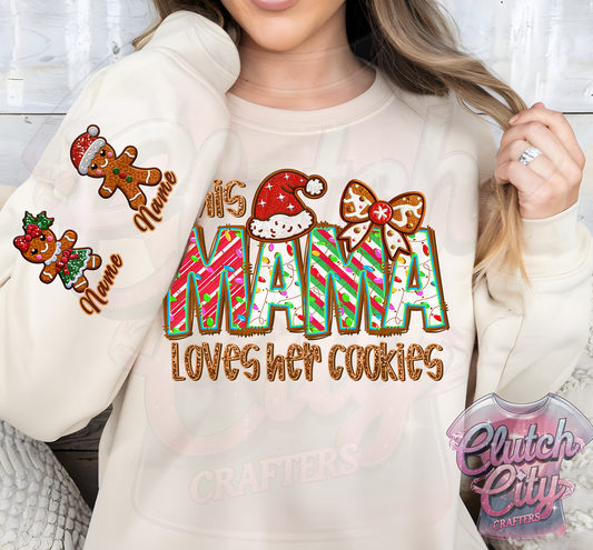 This Mama Loves her Cookies Custom Sweatshirt