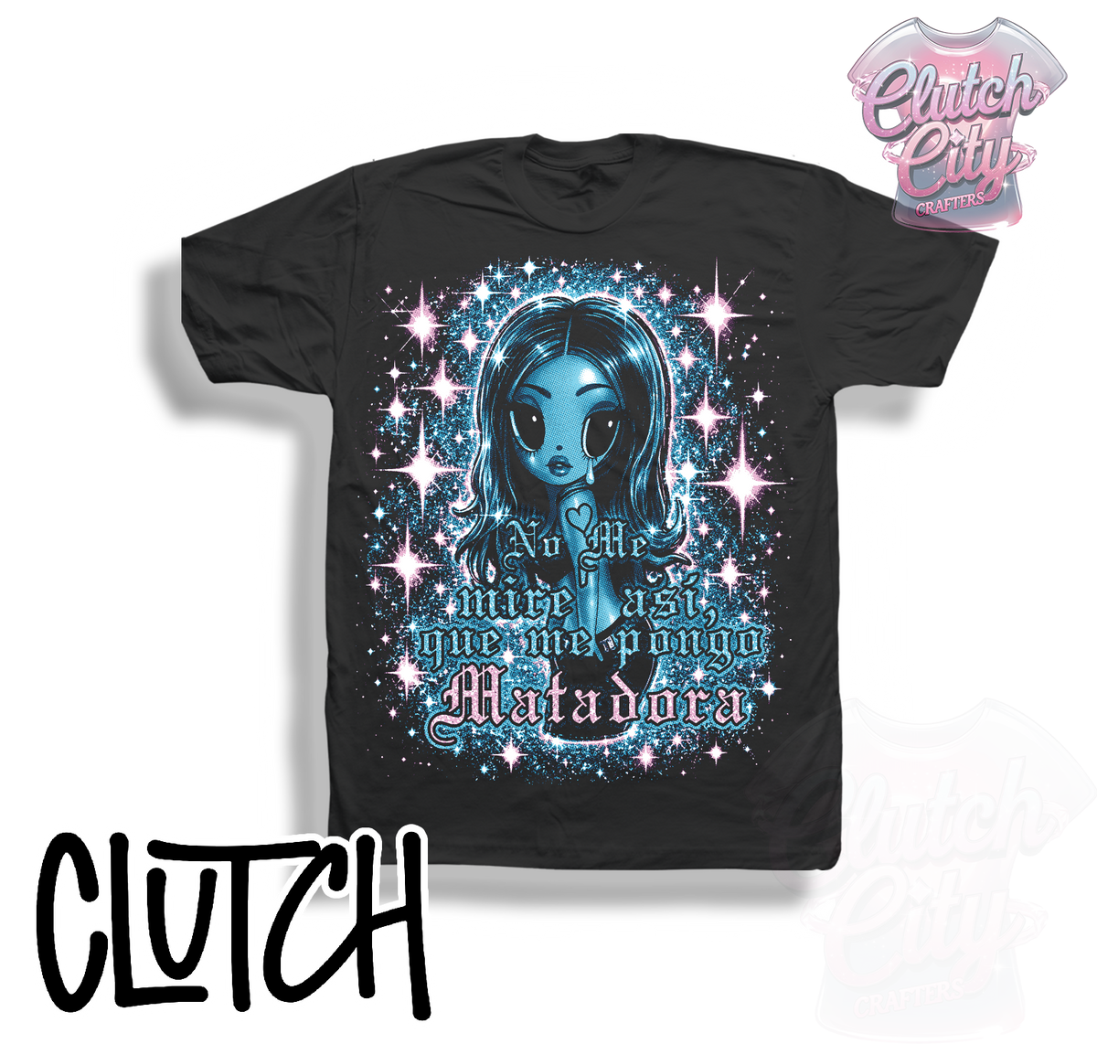 Matadora with stars Black Tee