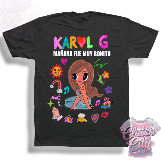 Mañana fue muy bonito Black Tee