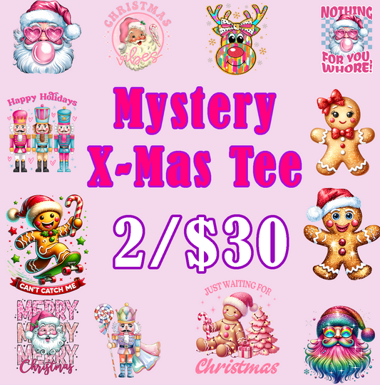 Xmas Mystery Grab Bag 2 tees!