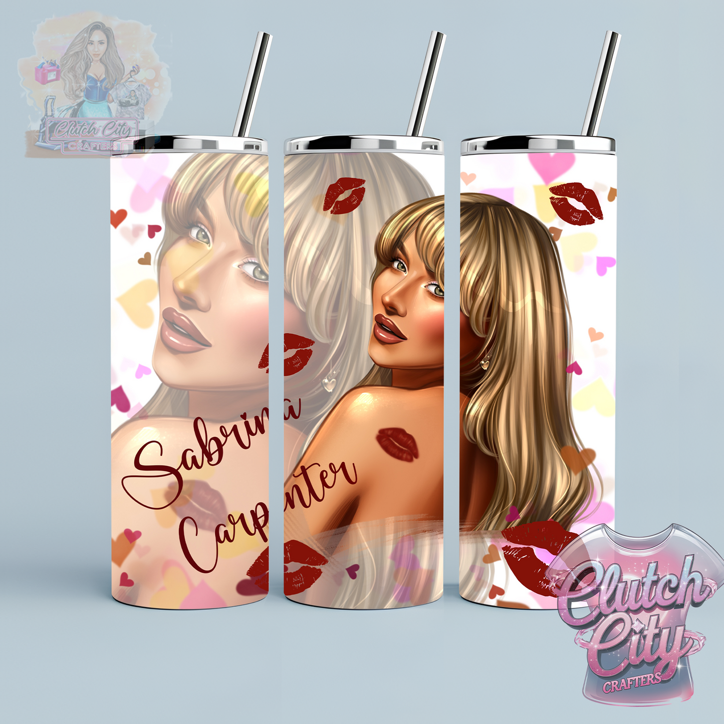 Sabrina Carp Valentine 20oz Tumbler