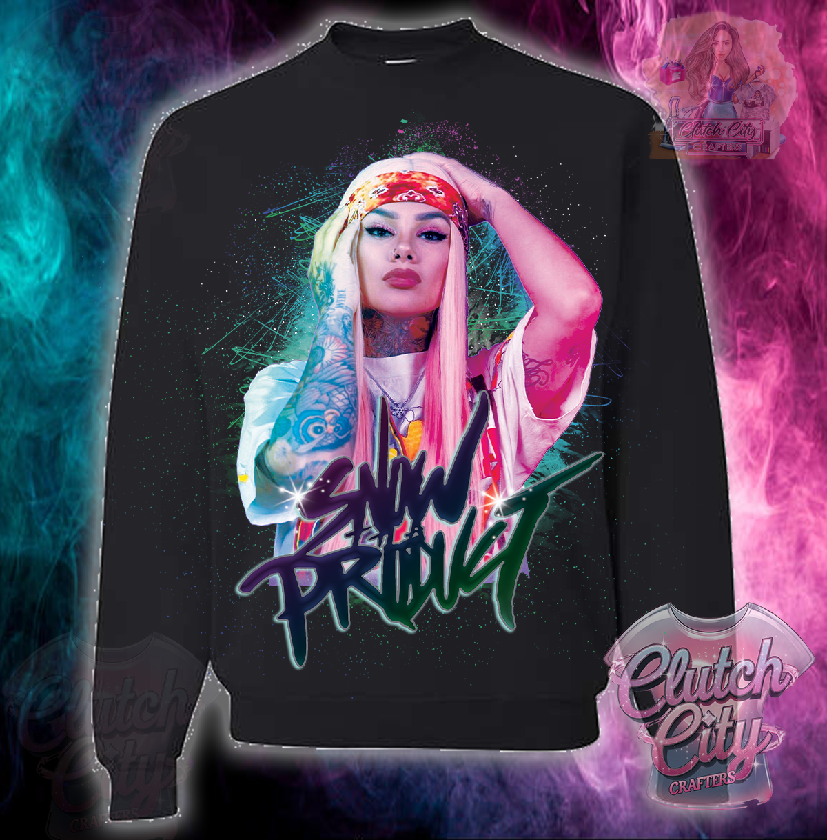 Snow Da Product BLACK SWEATER