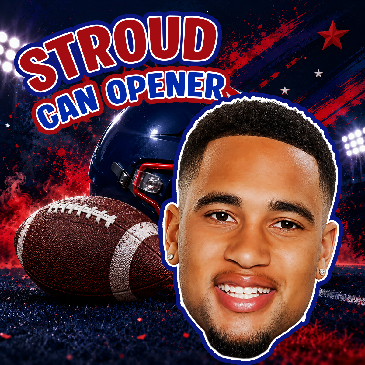 CJ stroud Can Opener Keychain