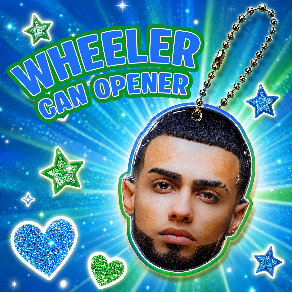 Jay Wheeler Can Opener Keychain