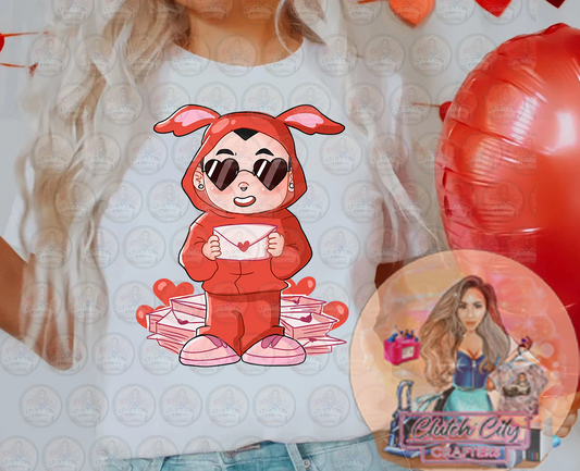 Baby Benito with VDay Cards