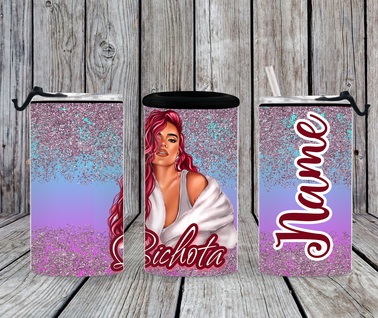 Bichota12oz Skinny Koozie/Tumbler