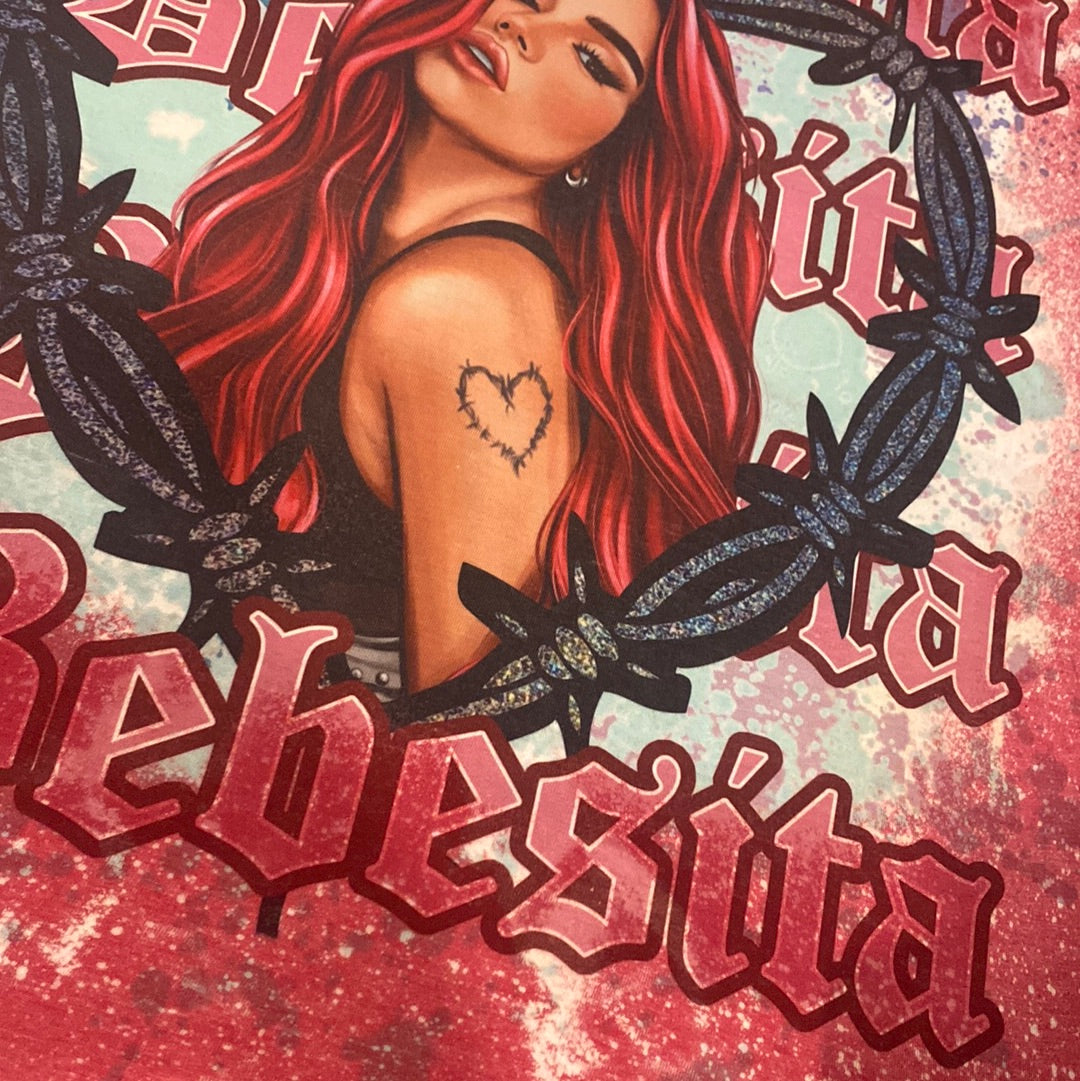 Bebesita KarolG Valentine Bleached tee