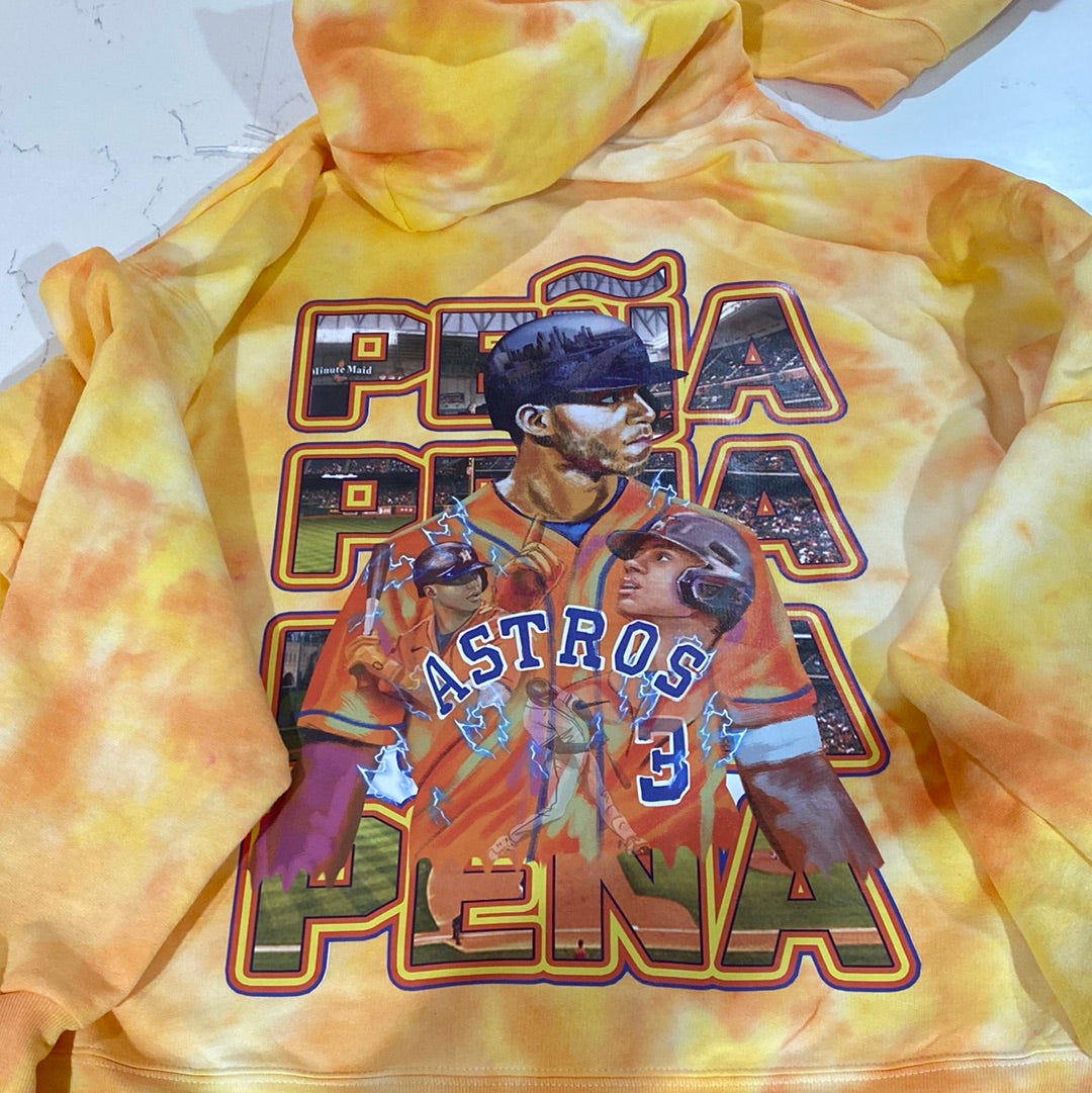 Astros Tie Dye Hoodie
