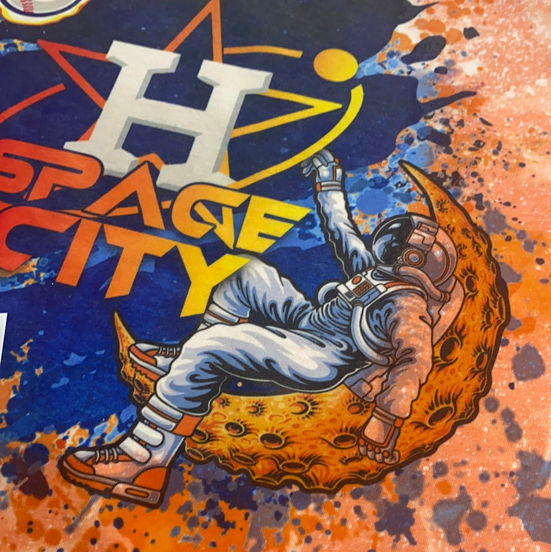 Space City Astronaut on Moon