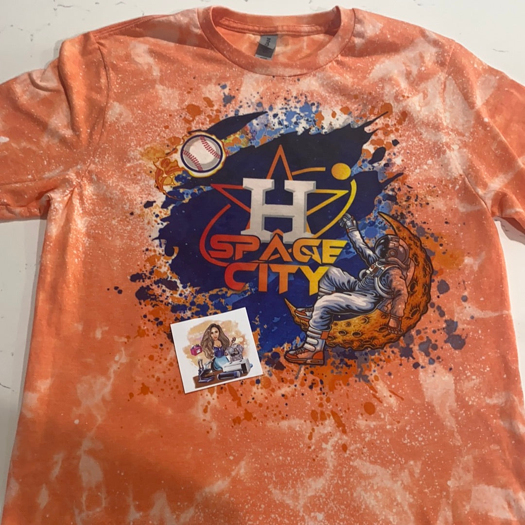 Space City Astronaut on Moon