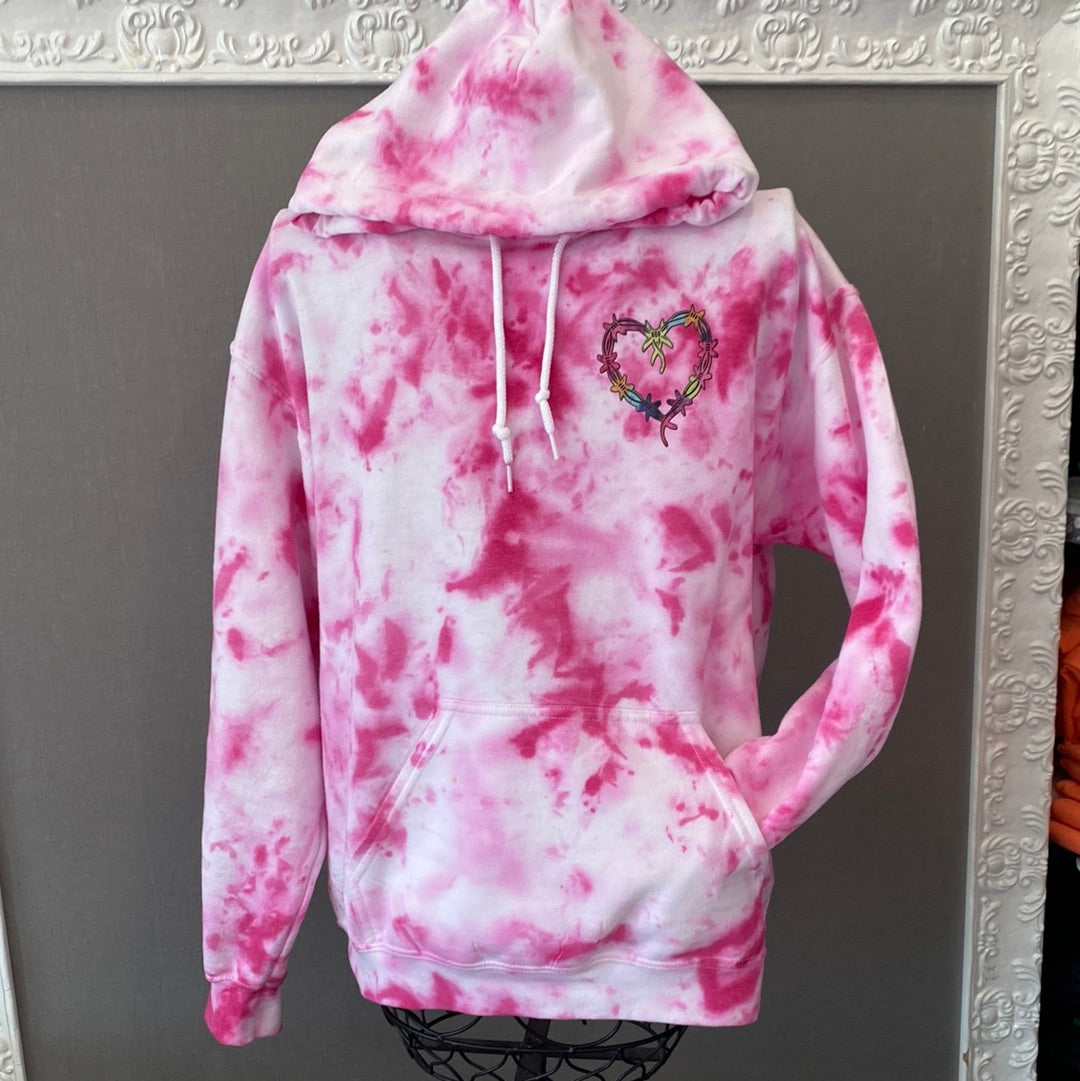 MSB Tie Dye Hoodie Pink