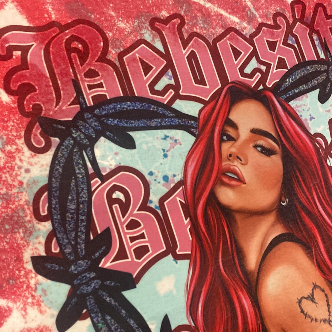 Bebesita KarolG Valentine Bleached tee