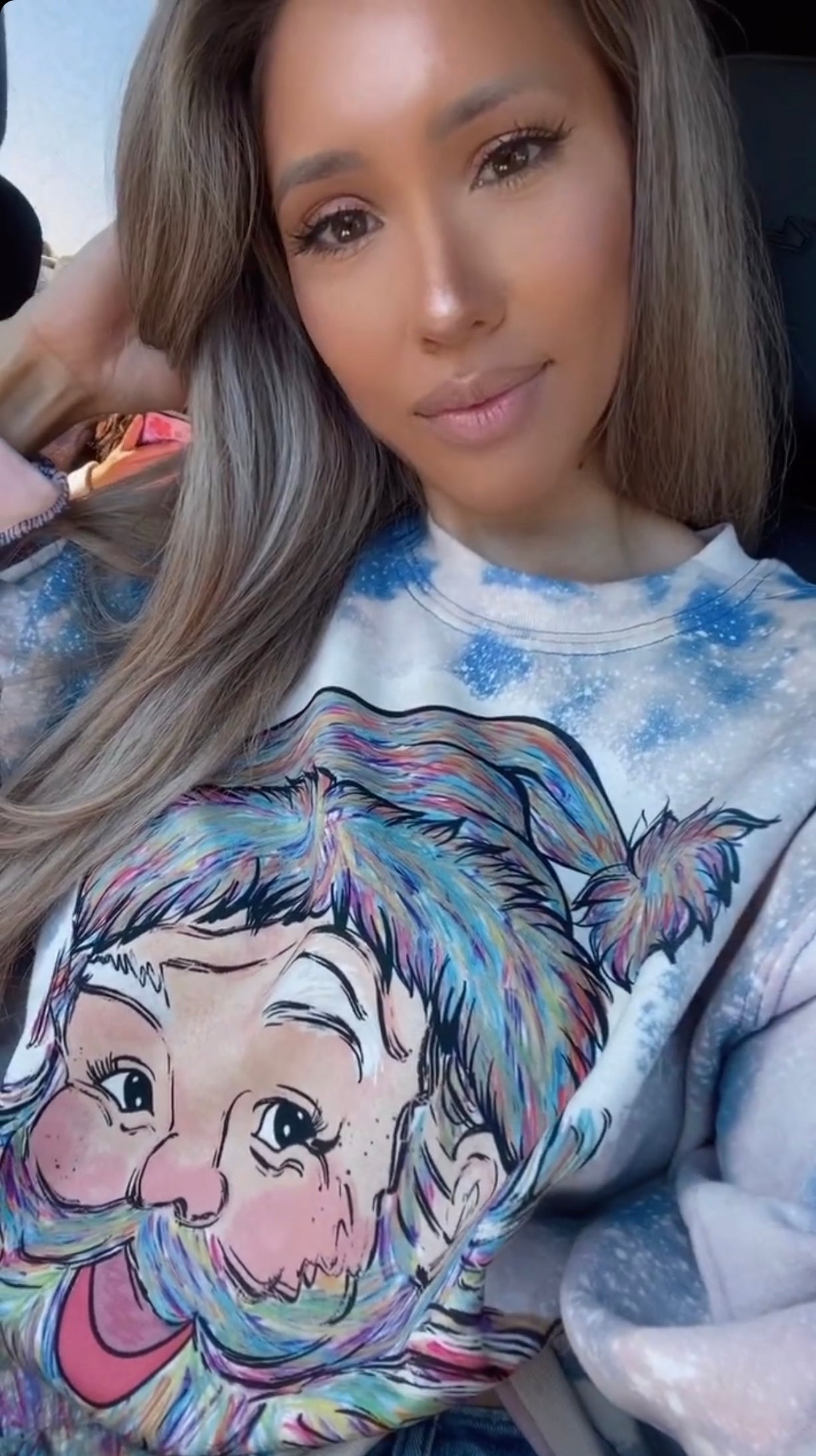 Santa Bleached Sweatshirt