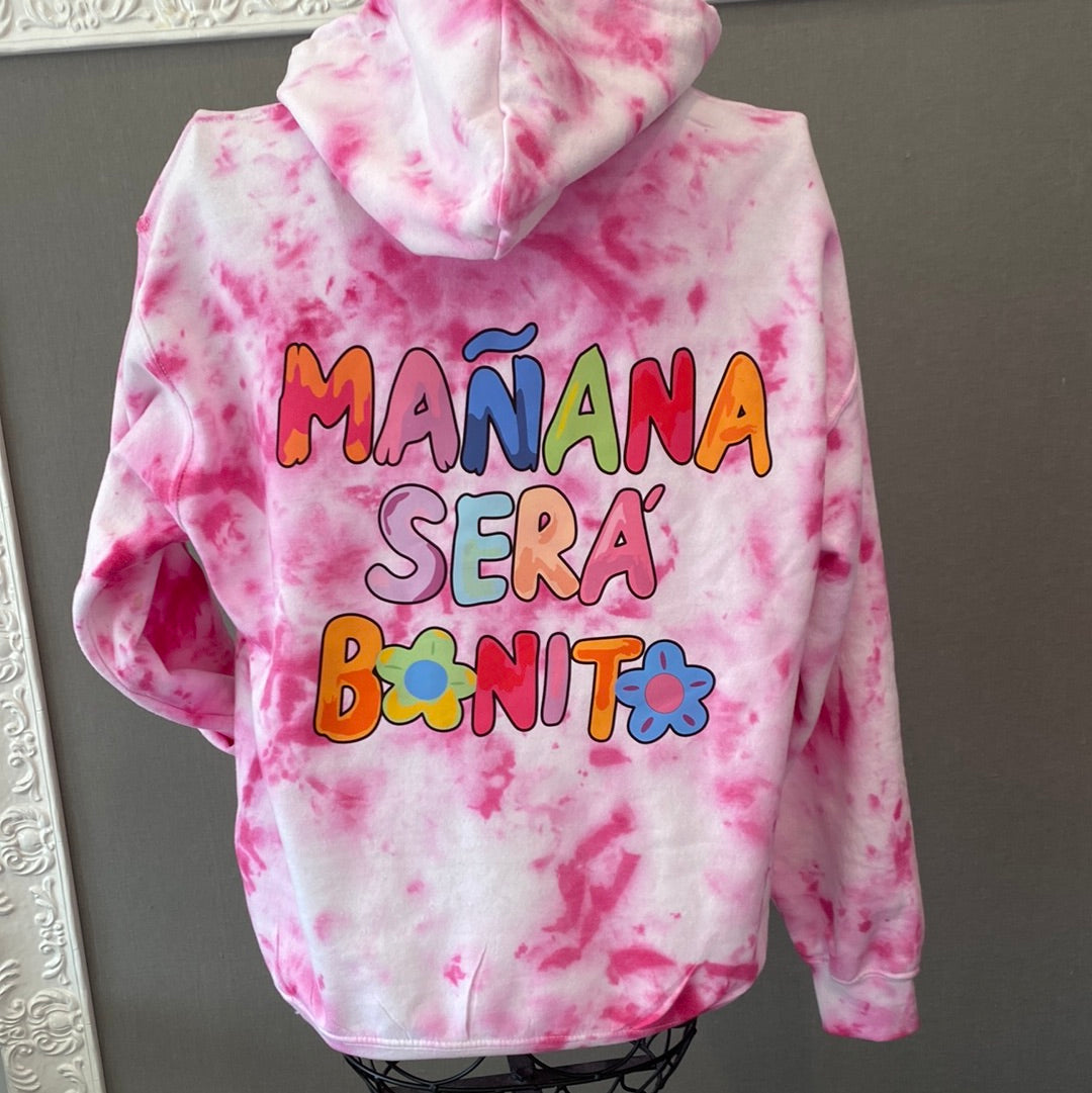 MSB Tie Dye Hoodie Pink