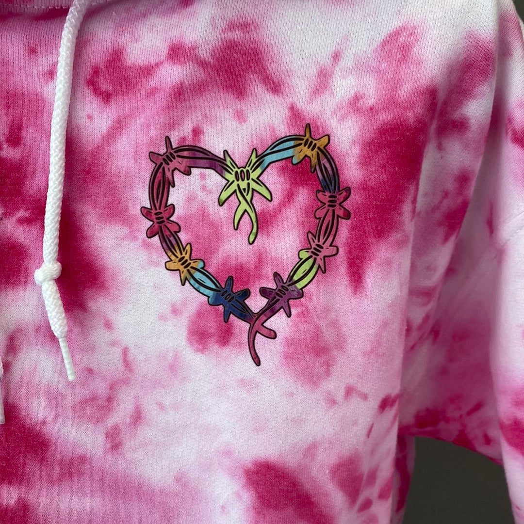 MSB Tie Dye Hoodie Pink