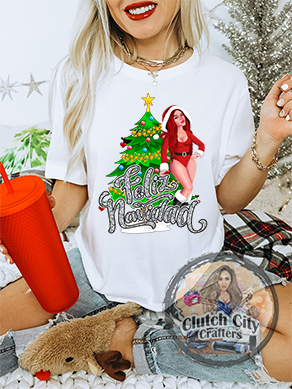 Navidad White Tee
