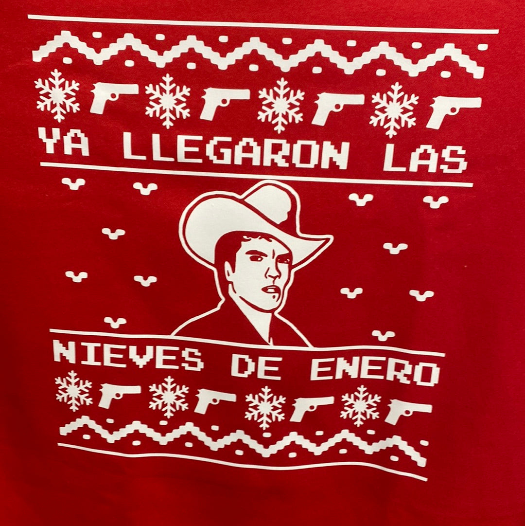 Chalino- GUNS GUNS Red sweater Clearance RTS