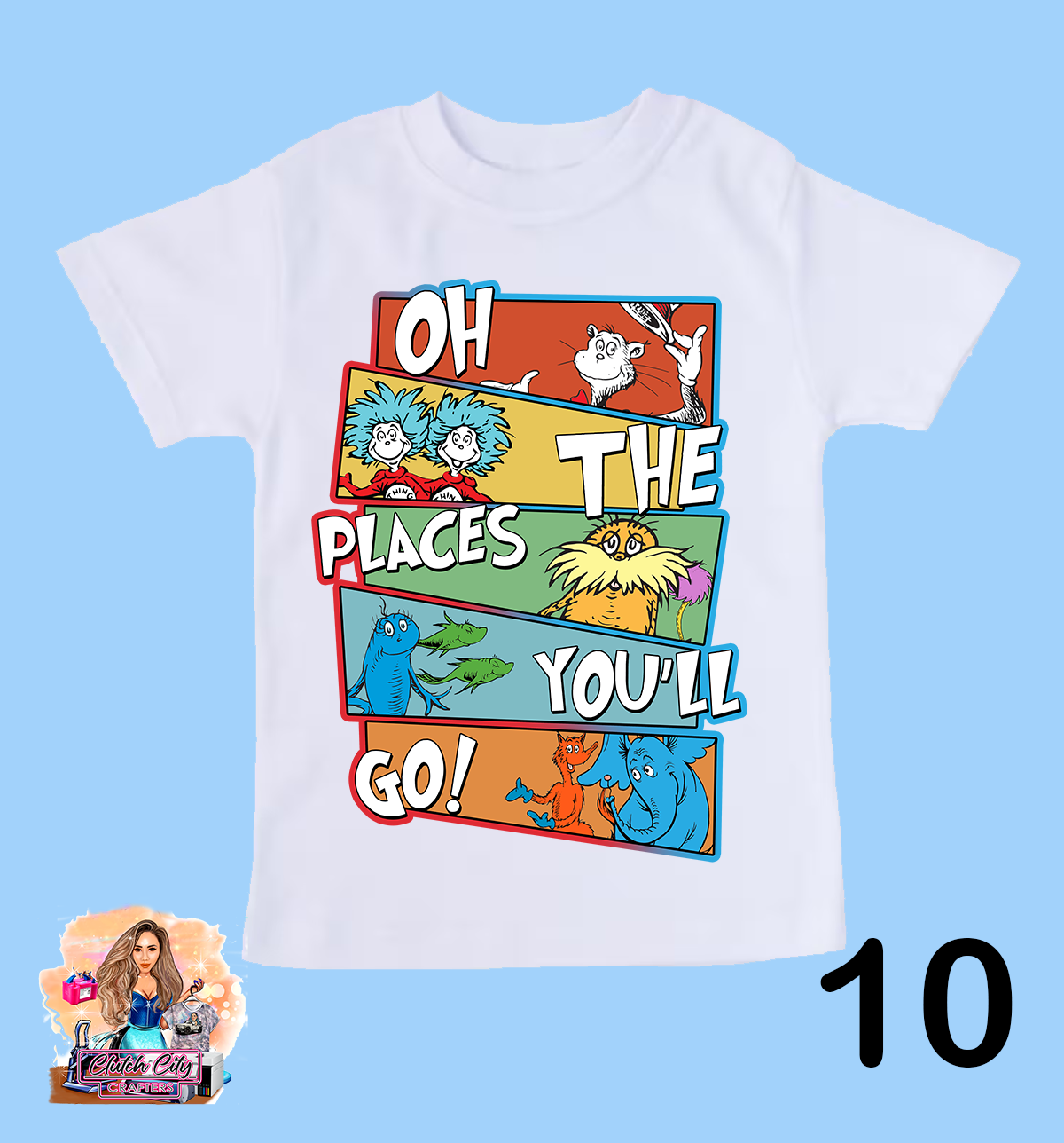 Dr. Seuss Day White Tee