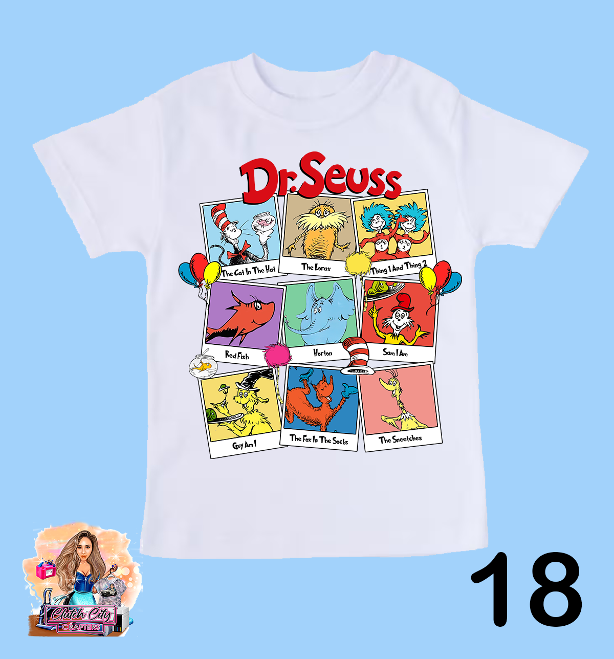 Dr. Seuss Day White Tee