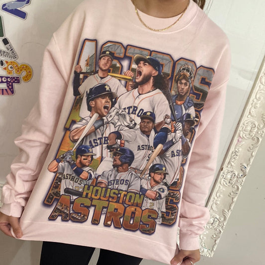 Astros lineup 2023 PINK Sweatshirt