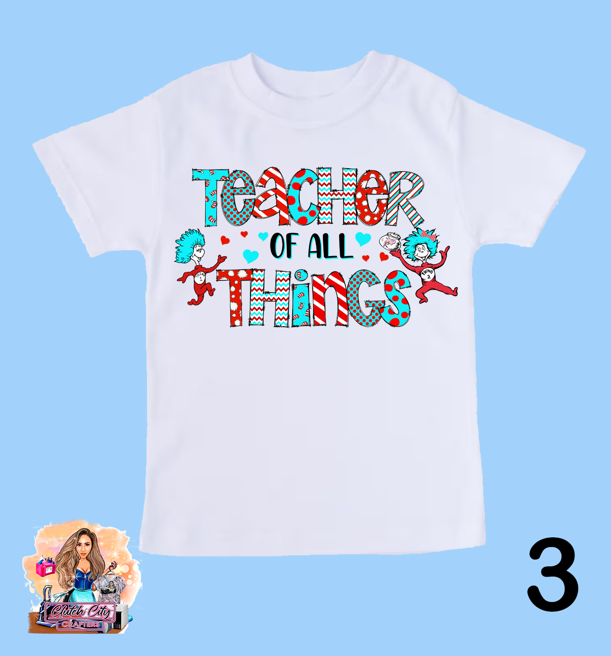 Dr. Seuss Day White Tee