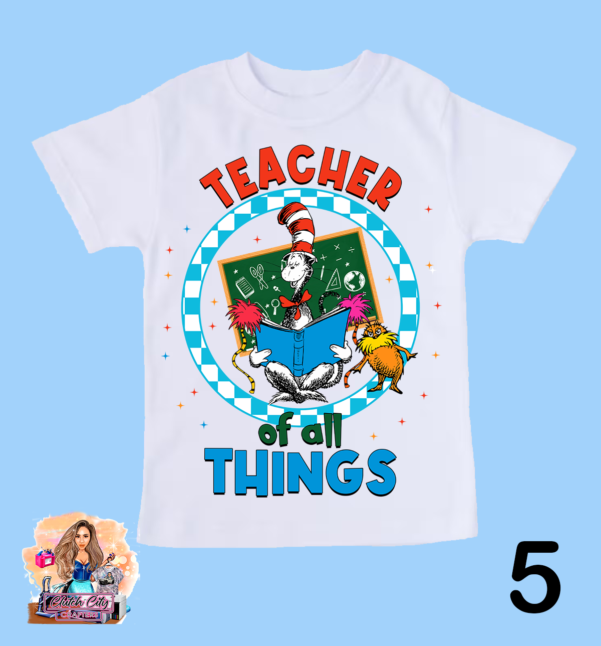 Dr. Seuss Day White Tee