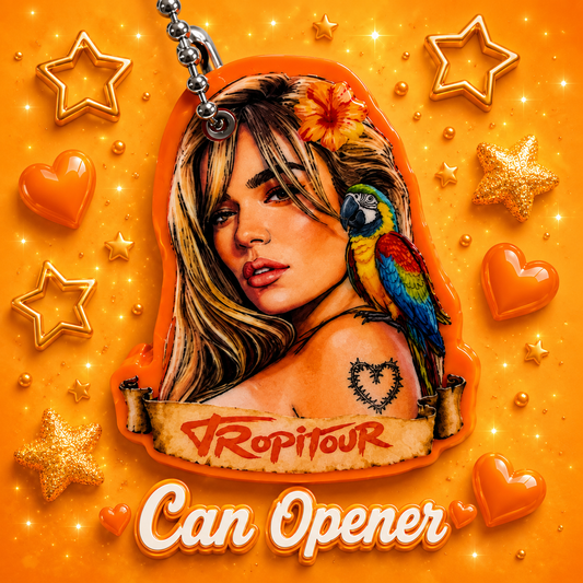 Tropitour FACE Can Opener Keychain