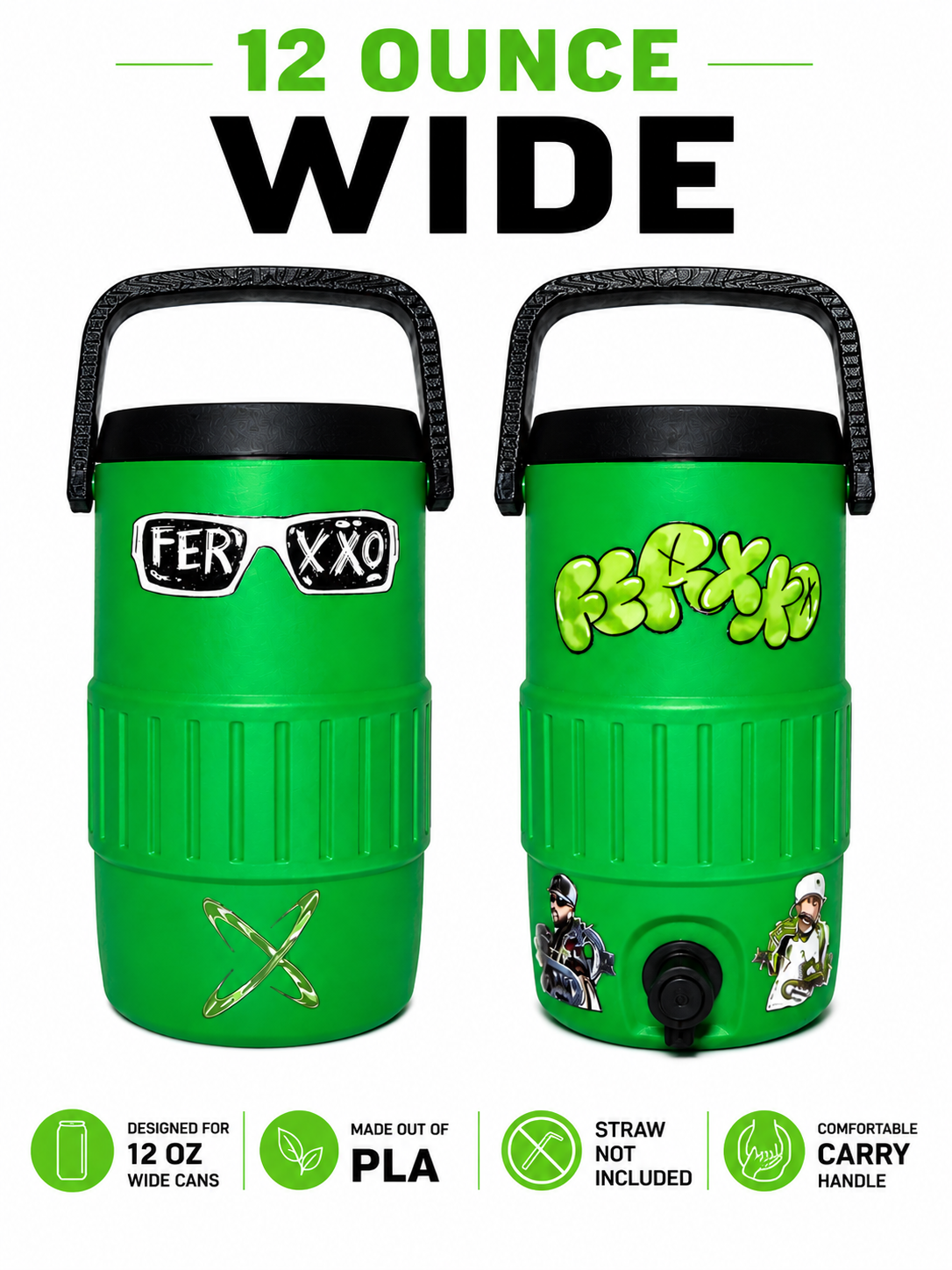 Ferxxo 12 ounce Wide Can Koozie