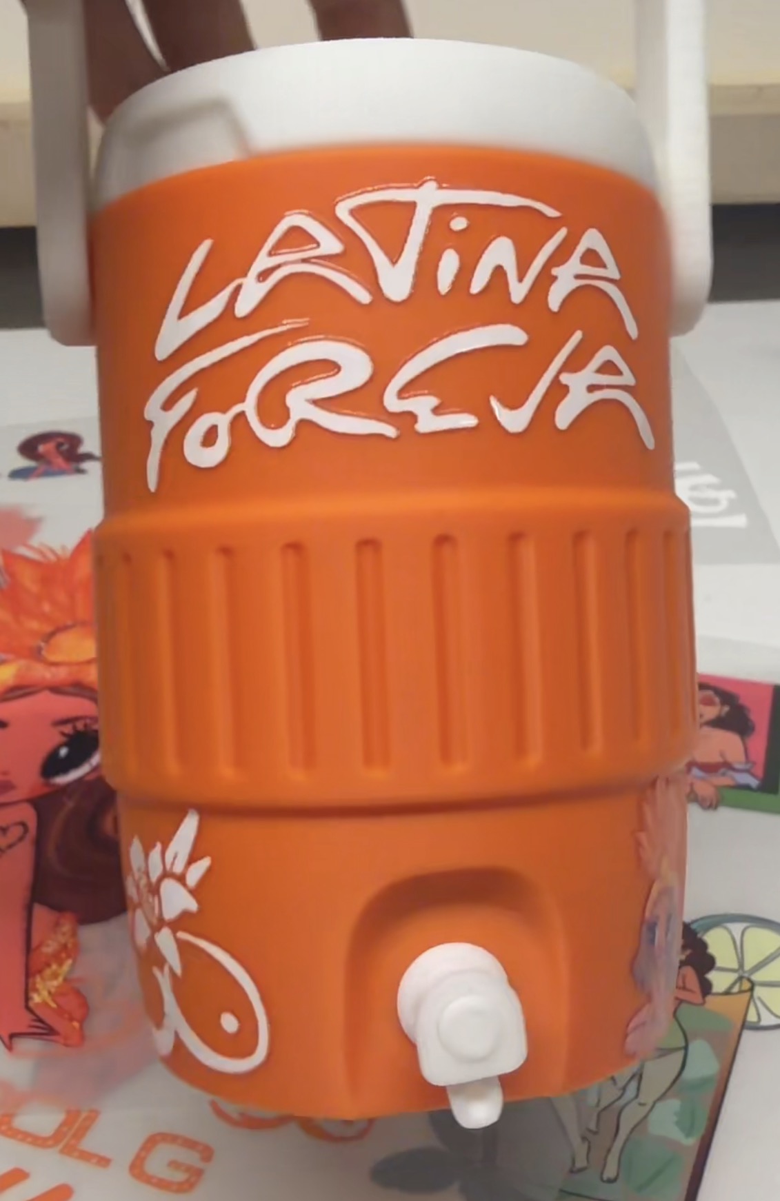 Latina Forever Can Koozie