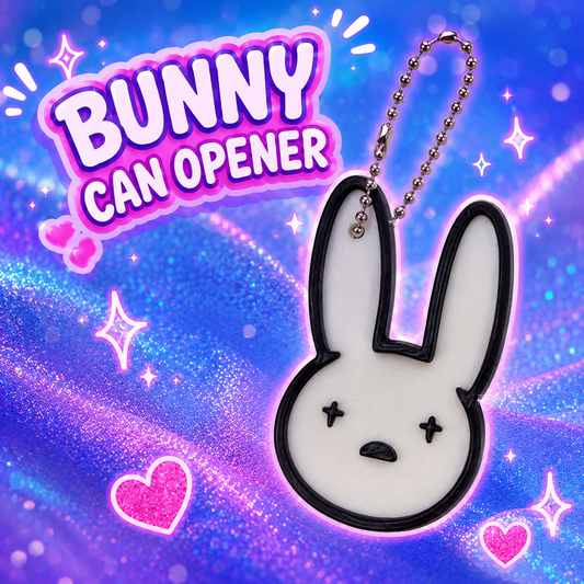 Bunny Can Opener Keychain