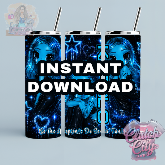 NMADST BLACK Tumbler Instant Download