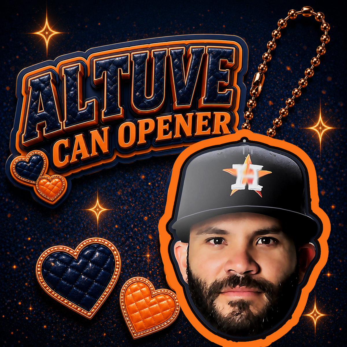 Altuve Can Opener Keychain