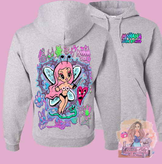 Colorful Fairy MSB Gray Hoodie