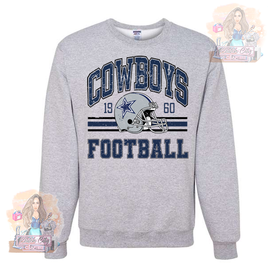 Dallas Cowboys Ash SUBLIMATION Sweater