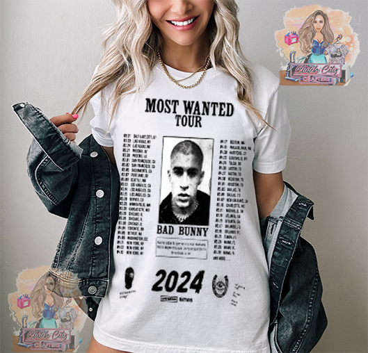 Most Wanted Tour White Tee