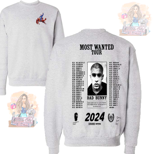 Most Wanted Tour Gray Sweatshirt